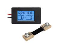 LCD PZEM-051 DC VOLTAGE, CURRENT, TIME, POWER/WATT METER, AND BATTERY TEST/CAPACITY INDICATOR 100V 100A [DGM DIGITL DC POWER MONITOR 100A]