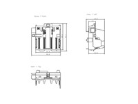 SIMATIC DP Bus Module For ET 200M For Holding 2 IM153-2 Red For Removal And Insertion Function During RUN Operating Time [6ES7195-7HD10-0XA0]