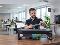 Hikvision Smart Managed 24-Port Gigabit PoE Switch, 2 × Gigabit Fiber Optical Ports, IEEE 802.3af, IEEE 802.3at, PoE Power Budget:370W, PSU:100~240VAC MAX:6.5A 400W, 52Gbps, Up to 300m Transmission, Port Type:RJ45 port, Full Duplex, MDI/MDI-X [HKV DS-3E1526P-SI]