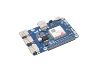 WAVESHARE SIM7670G LTE CAT-1 GNSS HAT FOR RASPBERRY PI, GLOBAL 4G CELLULAR WITH GPS/GLONASS/GALILEO/BEIDOU, USB-C, 3X USB PORTS, SIM SLOT, 40-PIN GPIO, FOR IOT & TRACKING PROJECTS [WVS GNSS RASPBE PI HAT SIM7670G]