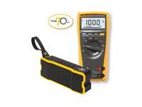 DIGITAL MULTIMETER+FREE BLUE TOOTH SPEAKER , TRUE RMS , DISPLAY BACKLIGHT , TEMPERATURE ,  AUTORANGING, WITH ANALOGUE BAR GRAPH MAX INPUT: 1KV AC/DC, 10A AC/DC, 50MOHM, 10000uF, 100KHz , 6000 COUNT [FLUKE 179EGFID/SP]