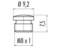 Protection Cap for Female Connectors - M8 X 1 [08-2441-000-000]