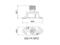 AS Interface Coupler Module - M12 Female to ASI Ribbon Cable Module (933302100) (0911 ANC 413) (56013) [ASI FK M12]