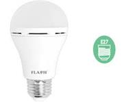 FLASH Emergency LED Bulb 230V 5W E27 Daylight 6000K 220 Lumens (Non-dimmable) 120° Beam Angle, Charging Time:5-6HRS, Working Time:4 HRS, Light will remain on during power failure. [FLSH YF/A60E275D]