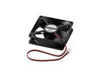 Fan 80X80X25MM 9VDC Sleeve Bearing AF=39.8(CFM) 2800RPM 0.28A 26DBA. 200MM Cable With 2 Pin (PH-2.54) Connector [BDD FANDC009080-25]