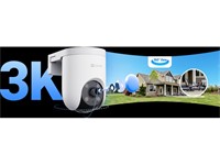 EZVIZ Smart Home WiFi Camera PAN & Tilt 5MP 4mm Lens, 30m IR, 1/3” CMOS, H.265, PAN:350°, Tilt:90°, 3D DNR, WDR, AI-Powered Human/Vehicle Shape Detection, Two Way Talk, 3K Res, Supports Micro SD Card Up To 512GB, 1xRJ45 10/100M, PSU12V1A [EZVIZ CS-H8C-R210-1R5WFL]