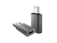 WINX LINK Simple Type-C & USB Adapter Combo, Type-C to USB OTG Adapter: Female: USB3.0 | Male: Type-C, USB to Type-C Adapter: Female: Type-C | Male: USB3.0, Supported Voltage:5V/9V/12V/20V, Surge Protection for Safe Charging & Data Transmission 5Gbps [WINX-AD105]