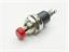 Miniature Push Button Switch • Momentary • Form : SPST-1-(0) • 3A-125 VAC • Solder-Lug • Red-Button • Round Actuator • PTB [R18-29B2 RED]