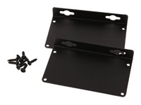 Flanged End Panel Black for 145NNF Series (Pair) [1455NFBK]