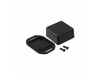 ABS Enclosure 35 mm x 35 mm x 20 mm Black Flanged Lid [1551MFLBK]