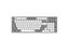 Redragon Scissor Full-Sized Wired USB Gaming Keyboard, Keys:Low-Profile Scissor Silent Keys, Compact & Modern Design, Grey/White, Suitable for Gaming or Office Usag, 38.2x13.6x2.4cm, 576g [RGN-BK7113]