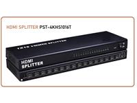 16 Port HDMI High Speed Splitter 4K, Metal. 1 Input Sixteen Outputs, High Quality Ultra HDTV Resolution, Support 3D, Includes Power Adapter. [HDMI SPLITTER PST-4KHS1016T]