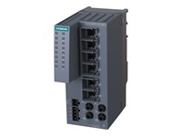 SCALANCE XC106-2 Unmanaged IE Switch 6x 10/100 Mbit/s RJ45 Ports 2x 100 Mbit/s Multimode BFOC LED Diagnostics [6GK5106-2BB00-2AC2]