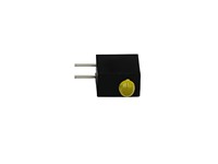 3mm Right Angled Housed LED Lamp, Yellow - IV= 15mcd, Yellow Diffused Lens [L-934CB/1YD]
