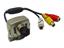 Mini Wired Silver CMOS Colour Camera • 320 TV Lines • 1/3” Omni Vision CMOS • DC 8V [208CA WIRED+PSU]