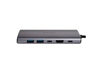 WINX CONNECT Pro 6-in-1 Type-C HUB, Ports:1xHDMI:4K@60Hz (3840×2160), 1xType-C 100W Power Delivery (20V/5A), 2xUSB3.1 (Up to 10Gbps), 1xRJ45 Gigabit Ethernet (10/100/1000Mbps), 1xType-C 3.1 (Up to 10Gbps), OS Compatibility:Windows, Linux, Android [WINX-HB111]