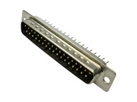 Male 37W D-Sub Connector PC Board Straight [DC37POL2]