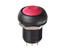 APEM SWITCH SEALED SNAP ACTION PUSHBUTTON D=12MM IP67 3A 28VDC NO+NC RED ROUND CURVED ACTUATOR PC TERM [IMR7P462]
