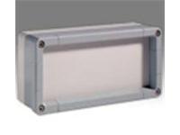 Frontplate IP65 Diecast Aluminium Enclosure • aluFACE • 120 x 120 x 80mm (L x W x H) [KVF120]