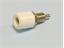 BANANA SOCKET PANEL MOUNT LONG SHANK 4MM 16A 60VDC [RC11 WHITE]