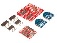 KIT-13197 XBEE WIRELESS KIT WITH 2 XBEE MODULES, XBEE EXPLORER & HEADERS [SPF XBEE WIRELESS KIT]