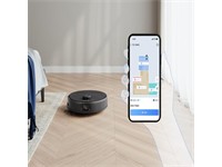 Ecovacs Smart Robot Vacuum, Suction Power:10000Pa, ZeroTangle 2.0, Dustbin Capacity:350ml, Bag:2.6L, Clean Water Tank Capacity:3.5L, Dirty Water Tank Capacity:3L, Laser Obstacle Avoidance, Voice control with 3rd-Party, 340x485x540mm, 15kg [ECOVACS DEEBOT N30 PRO-OMNI-BK]