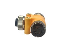 "T" Distribution Adaptor 7/8" 5 Pole Female Plug to Male and Female Receptacles (0906 UTP 301)(7000-50061-0000000) [XY-906-UTP-301-ECN]