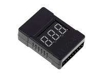 DRN-Dual Function Battery Power Monitor with LED Display and Buzzer with Housing. Alarm Threshold: 0.5V ~ 4.5V [HKD 1-8S 2IN1 BATT MONITOR+CASE]