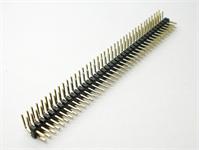 40 PCB DIL Pin Header with Right Angled Pins [611401]