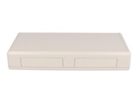 Polystyrene Enclosure Sloped 220 X 110 X 40MM [1599HSTSGY]