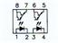 OPTOCOUPLER DUAL-CH DARLING O/P  DIP8 [KB825]