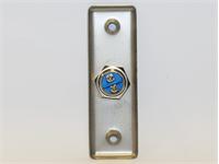 STAINLESS STEEL EXIT BUTTON SWITCH , SIZE : 86X30X20mm [EXIT SWC-86]