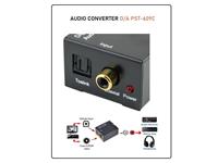 AUDIO CONVERTER, DIGITAL TO ANALOG+3.5MM STEREO AUDIO CONVERTER [AUDIO CONVERTER D/A PST-609C]