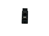 Rocker Switch Large SPST Black 250V 16A ON OFF 11*30 (11 X 30MM) Curved Rocker Switch [RH110-C3BB]