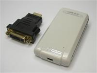 USB-HDMI ADAPTER HD READY 1080P ALSO INCLUDED HDMI - DVI ADAPTOR [USB TO HDMI CONVERTER #TT]