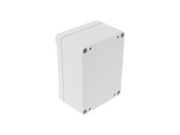 ABS Enclosure 120 X 90 X 60MM Grey Watertight IP66 Recessed Lid For Membrane Or Keypad for Indoor Use [1555FGY]