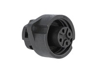 Circular Connector - RD24 style Econo Series 4 poles (3P+Earth) Panel Flange Mount Female Screw Term. 16A/400VAC .IP67 [CA3GD-E]