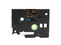 Brother Compatible Label Cartridge, Gold On Black, Tape 12mm (8Metres). AZE-334 = TZE -334 [AZE-334]