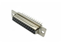 D-Sub 25Way Female PC Board Straight Stamped Pin [DB25SOL2E]