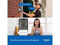 Tp-link Tapo Video Doorbell Camera With Chime 2k 3mp , 850nm IR LED (25ft /7.6m) , 1/3”cmos , Full Colour Night Vision , Ultra Wide 160° Dfov , 3dnr/Wdr , Built-in-mic & Spkr , Micro Sd Card Slot Max:512gb , WiFi 2.4ghz , Built-in Rechargeable Batt , Ip65 [TP-LINK TAPO D210]