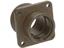 Circ Con Sq. Flange Receptacle Shell size 18 - 97 ser. C-5015 [97-3102A-18 (0850)]