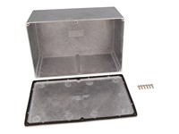 Enclosure Diecast Aluminium Unfinished 222 x 146 x 105.10mm with EVA Foam Gasket. Liquid Resistant IP66 [1550WH]