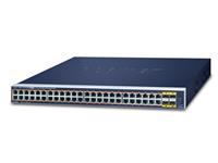 Planet 48 Port 10/100/1000T 802.3at + 4-Port 100/1000BASE-X SFP Manage Switch [GS-4210-48P4S]