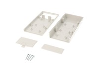 ABS Enclosure 140X66X28MM With Battery Door Grey [1593YGY]