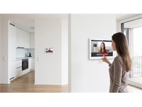 Hikvision Video Intercom Network Indoor Station 10.1 inch Colorful Touch Screen, Resolution:1024×600, ROM 8GB, RAM 2GB, TCP/IP, SIP, RTSP, WIFI:2.4 GHz, IEEE802.11b, 1xRJ45 10/100, Android 10.1, Built-in Loudspeaker, Alarm O/P 1, 12VDC/1A, PoE [HKV DS-KH9510-WTE1]