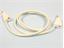 TEST LEAD 2MM PLUG L=45CM 19A 50V GOLD PLATED [KLG2-45 WHITE]