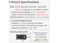 ESP32-C3 RP2040 WiFi and Bluetooth Module for Arduino. T-PICESP32-C3 RP2040 WiFi and Bluetooth Module for Arduino. T-PICOC3 is LILYGO®'S First Motherboard with Dual MCUS"OC3 IS LILYGO®'S First Motherboard with Dual MCUS [HKD LILYGO T-PICOC3 ESP32-C3+LCD]