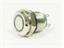 VANDAL RESISTANT PUSH BUTTON SW 12mm MOM  FLAT BUTN. RED RING LED 12V - 1n/o  2A-36VDC -IP65- NICL PLATED BRASS  (ANTI VANDAL) [AVP12F-M1NCR12]