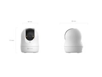 EZVIZ Smart Home WIFI Camera PAN & Tilt 5MP 4mm LENS, 1/3"CMOS, 3D DNR, TRUE WDR, H.264 / H.265, 3K (2880×1620), Supports Micro SD Card (MAX512GB), 1xRJ45 10/100m, 2.4G:Supports 20MHz, WIFI 6 2.4GHz, Lens Mount:M12, Type-C, PSU:5V2A [EZVIZ CS-C6N-R200-1Q5WFL]