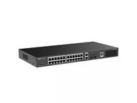 Reyee 26 Port Gigabit Smart Cloud Managed PoE Switch 24 PoE Ports, 2x1000Base-X SFP Ports, Max PoE Budget:370W, Power Consumption:391W, PSU:100~240VAC, 440x214.9x44mm, 4kg [RG-ES228GS-P]